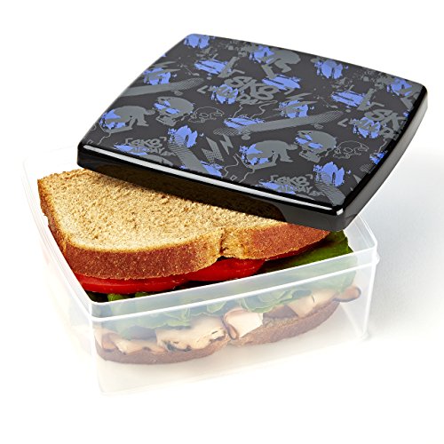 FIT AND FRESH LUNCH POD CONTAINER W/ICE PACK - Graffiti