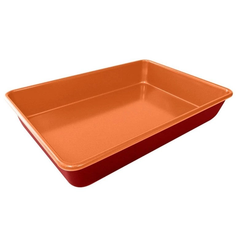 Red Copper Baking Pan, size 22.5cm x 33cm – TheFullValue, General Store
