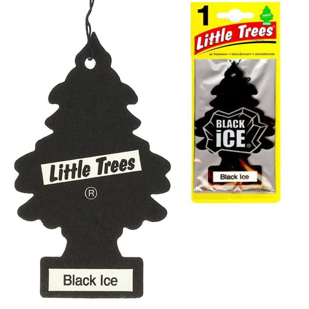 LITTLE TREES Car Air Freshener, Black Ice