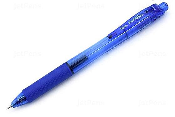 PENTEL ENERGEL-X NEEDLE TIP 0.5MM BLUE