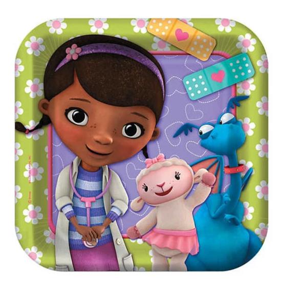 Disney Doc McStuffins Party Paper Plate - 8pcs small
