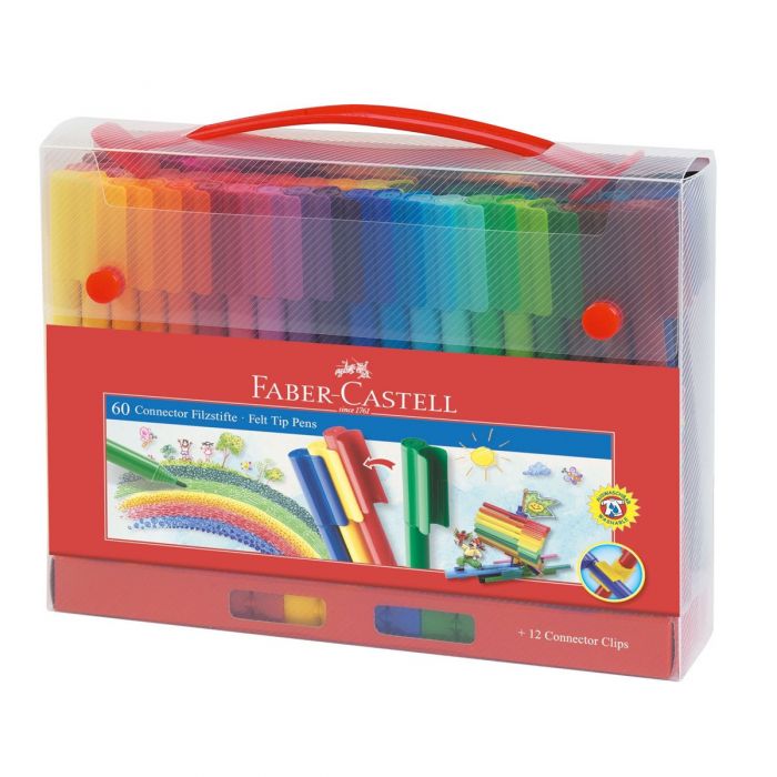 FABER-CASTELL 60 CONNECTOR COLOR PENS