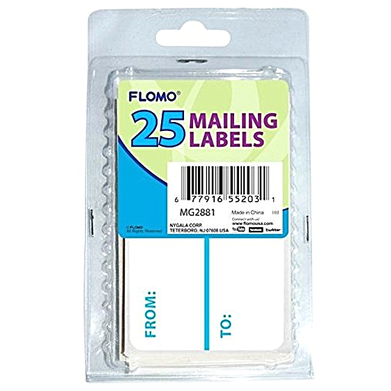 25 PACK  MAILING LABELS (TO & FROM)