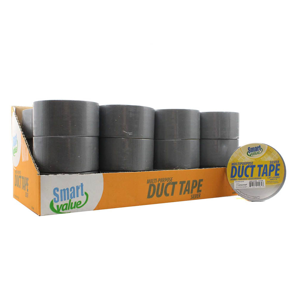 SMART VALUE MULTIPURPOSE DUCT TAPE SILVER 10yards