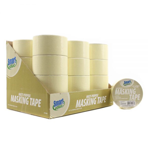 SMART VALUE MULTIPURPOSE MASKING TAPE 5cm x20 YARDS