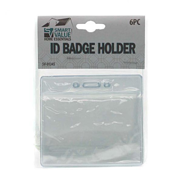 SMART VALUE  BADGE HOLDER  6pcs