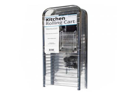 Kitchen 4-TIER LARGE ROLLING KITCHEN CART