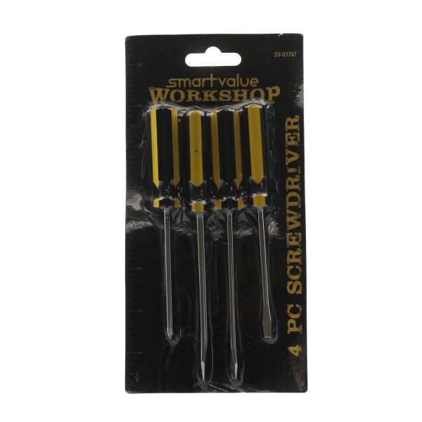 SMART VALUE SCREWDRIVER 4PCS SET