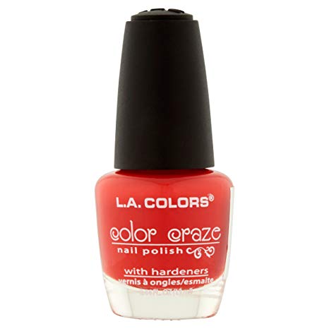 L.A. COLORS NAIL POLISH MOODY RED