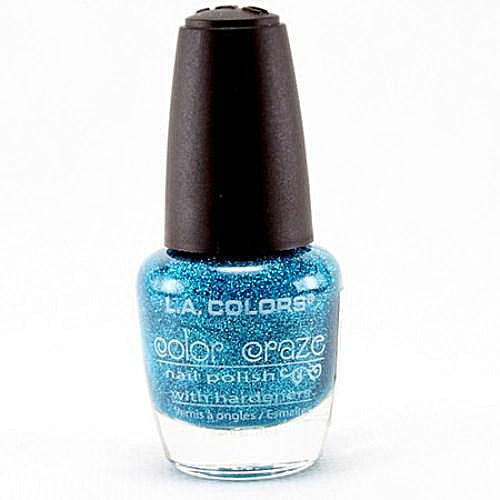 L.A. COLORS NAIL POLISH AQUA CRYSTALS