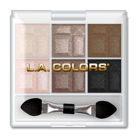 LA Colors 6-Color Eyeshadow Palette, In The Nude