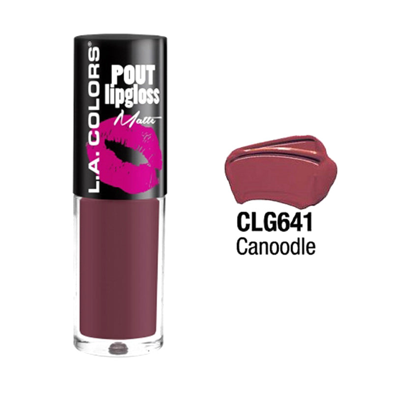 L.A. COLORS POUT LIPGLOSS MATTE CANOODLE