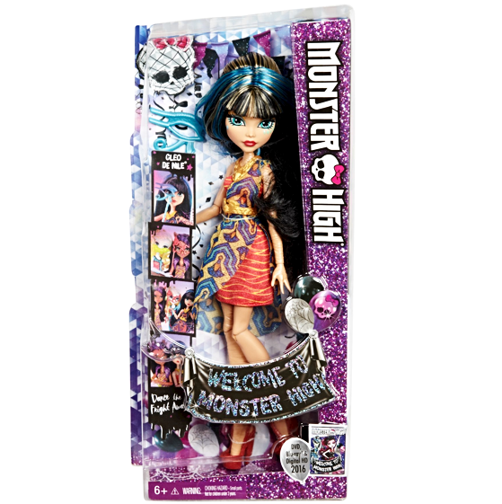 MONSTER HIGH WELCOME TO MONSTER HIGH CLEO DE NILE DOLL