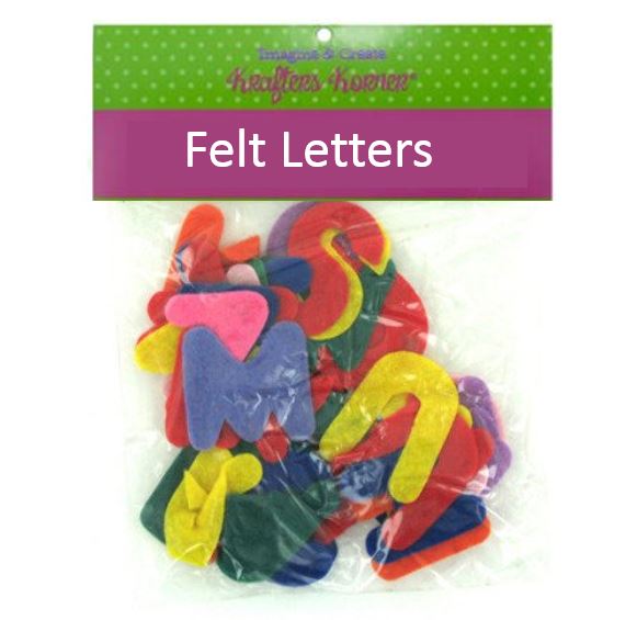 Krafters-Korner Felt letters