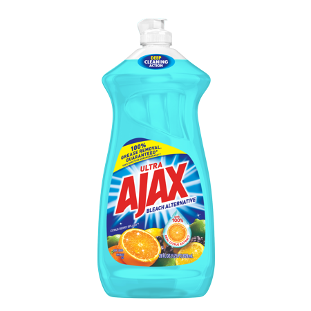 AJAX BLEACH DISH LIQUID CITRUS BERRY SPLASH, 828ml