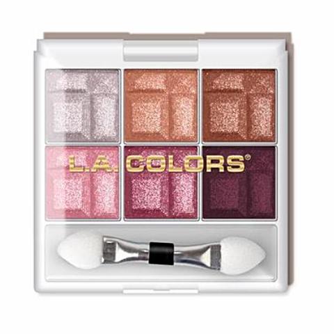 L.A. COLORS 6 COLOR EYESHADOW DELICATE