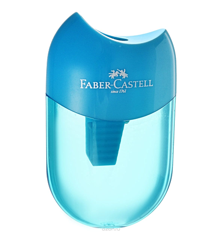 FABER-CASTELL SINGLE HOLE SHARPENER BOX-2 - BLUE