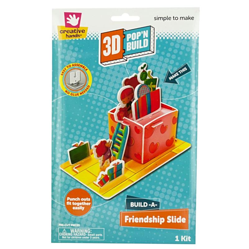 3D POP'N BUILD KIT, BUILD-A-FRIENDSHIP SLIDE