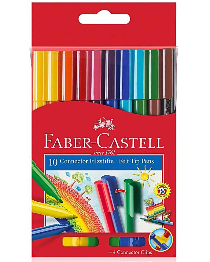 FABER-CASTELL CONNECTOR 10  COLOR PENS