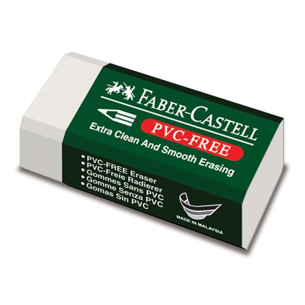 FABER-CASTELL ERASER SMALL, PVC Free