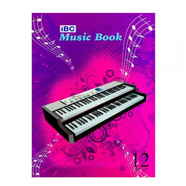 IBC MUSIC BOOK 12 STAVES IBC090309