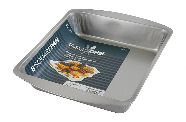 SMART CHEF 8” ALUMINUM SQUARE BAKING PAN