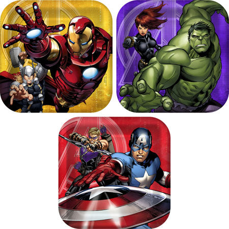Avengers Assemble,  Paper Party Plates 17.5cm (8ct)