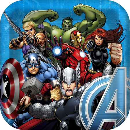 Avengers Assemble,  Paper Party Plates 23cm (8ct)