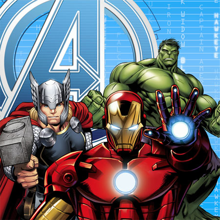 Avengers Assemble,  Napkins  16cm (16ct)