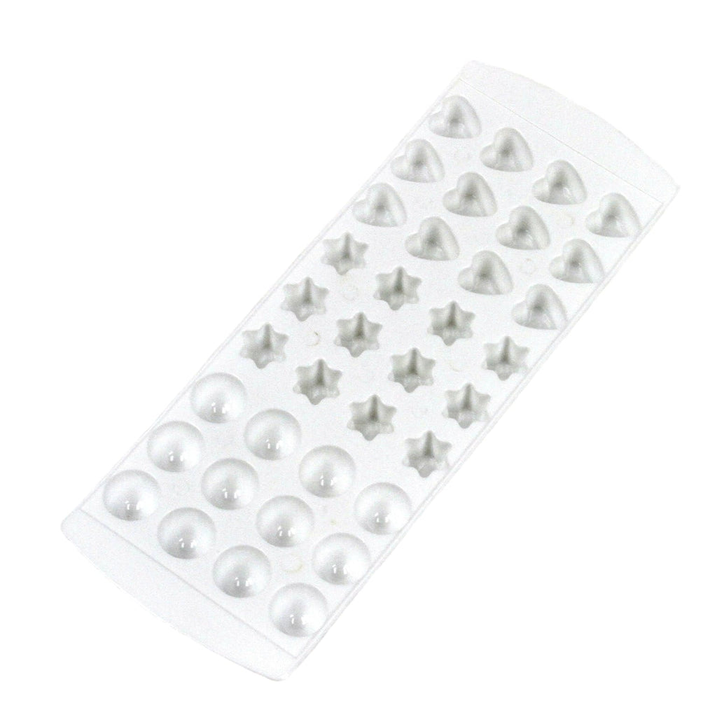 CHEF CRAFT ICE CUBE TRAY HEART STAR WHITE
