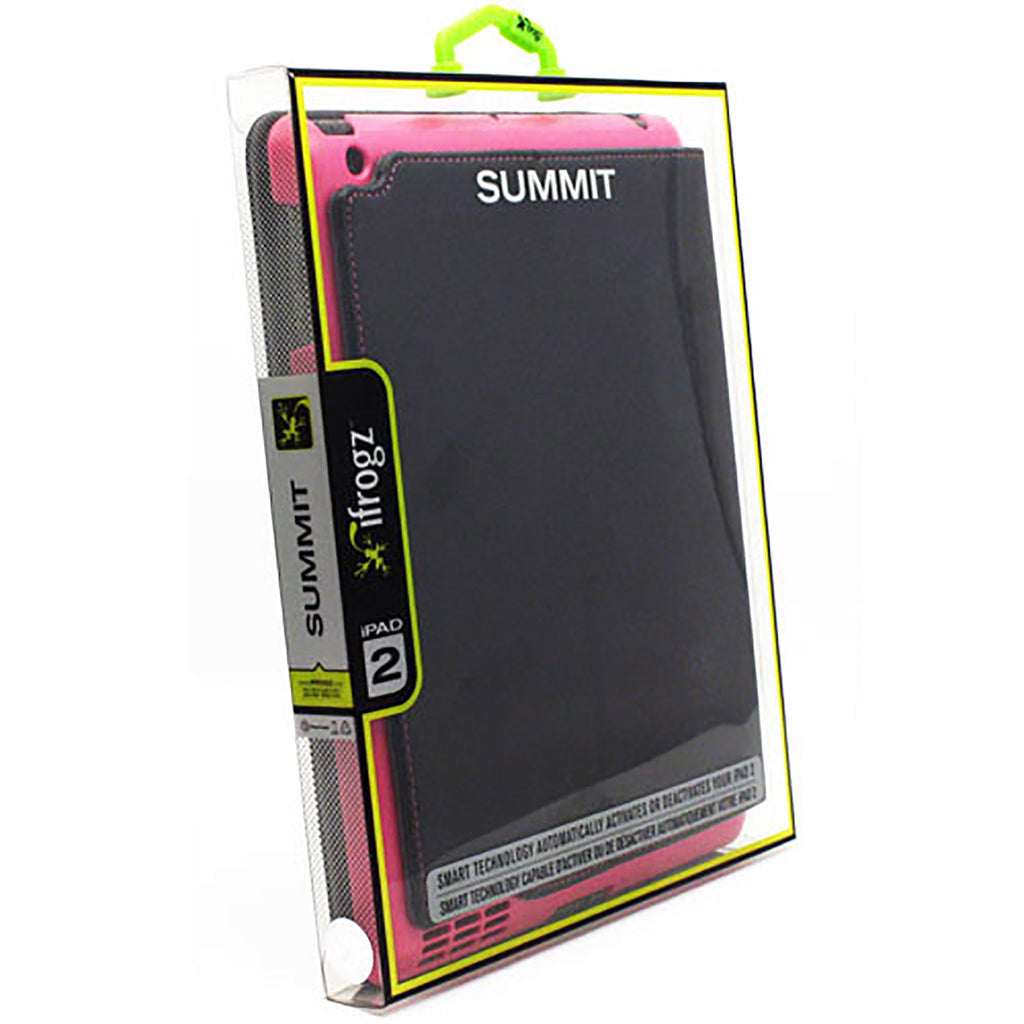 Black & Pink ifrogz iPad Snap-In Folio Case