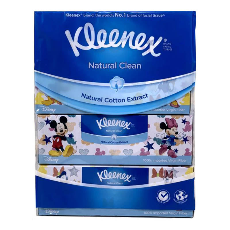 Kleenex 3 pack Tissue box, Disney Edition