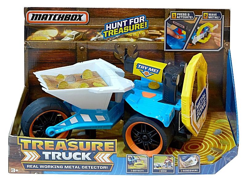 MATCHBOX TREASURE TRUCK METAL DETECTOR