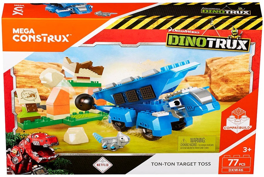 MEGA CONSTRUX DINOTRUX TON-TON TARGET TOSS BUILDING SET