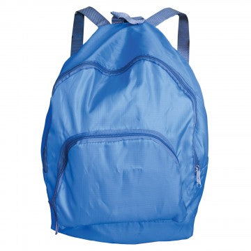 FOLDABLE TRAVEL BACKPACK, size (40cm X 30cm) Blue