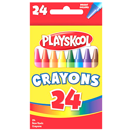 PLAYSKOOL 24CT CRAYONS