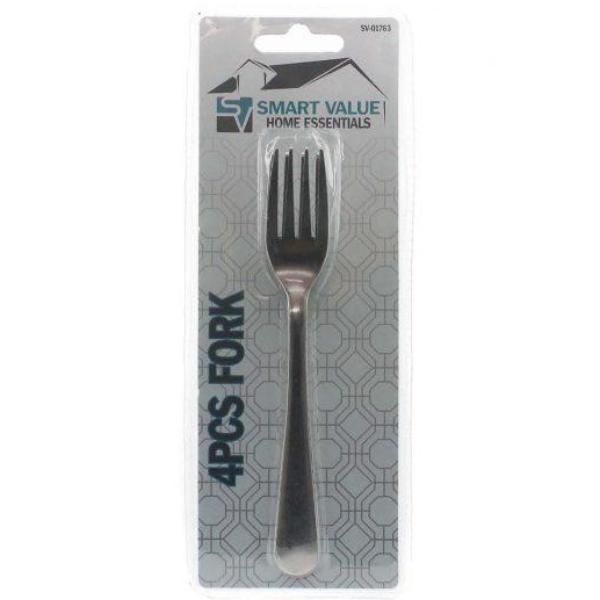 SMART VALUE 4pcs FORK SET
