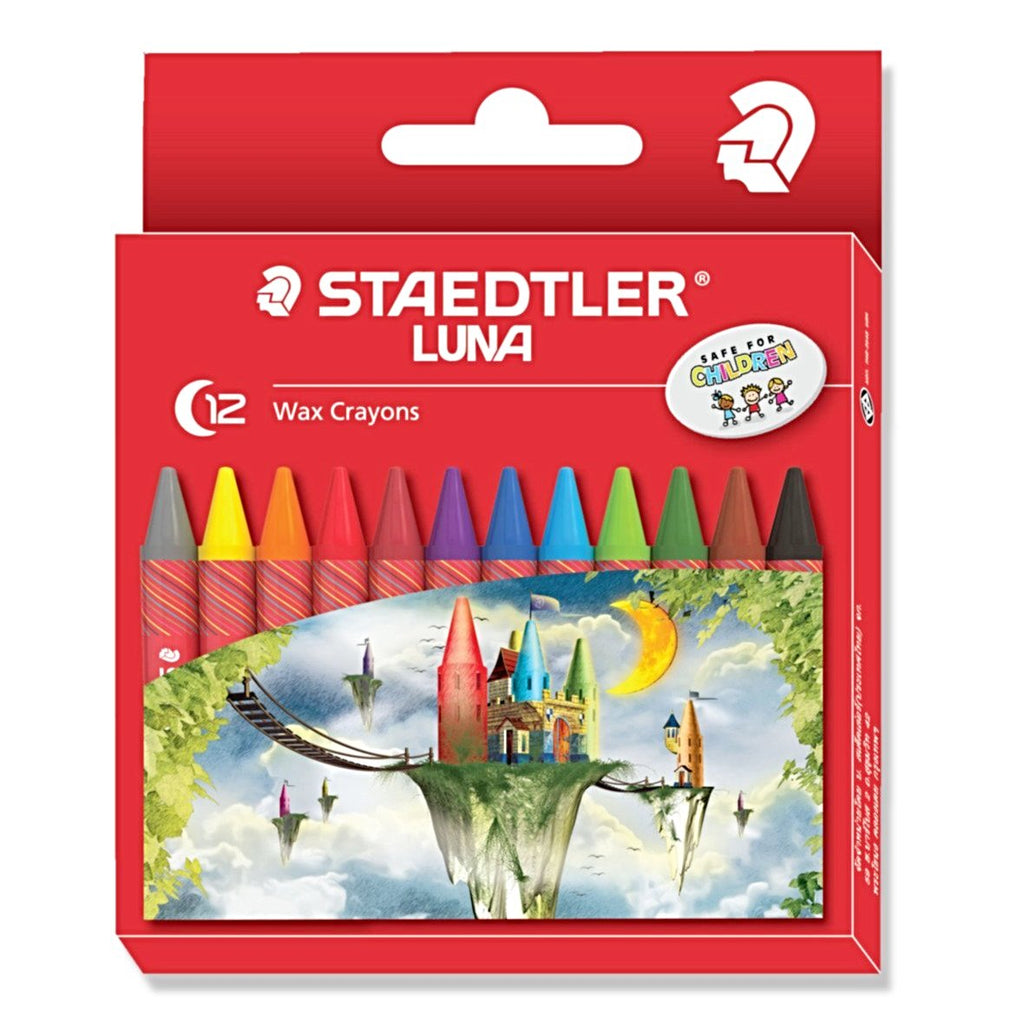 STAEDTLER LUNA WAX CRAYON 12COL