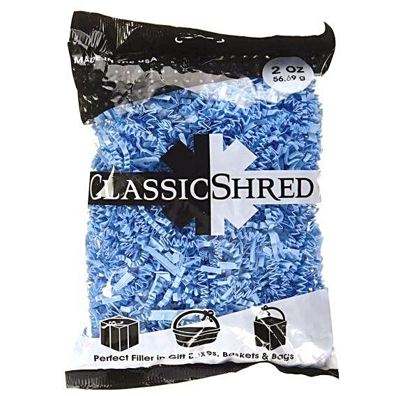 PAPER SHRED - LIGHT BLUE  2oz/56g