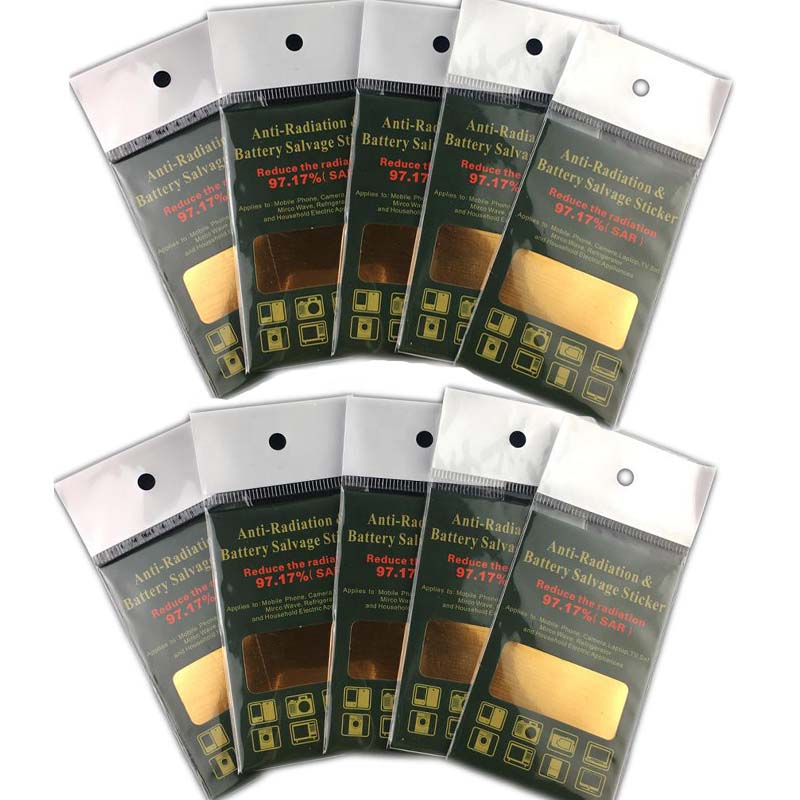 Anti Radiation Sticker -for Mobiles & Electronics- 10 pack