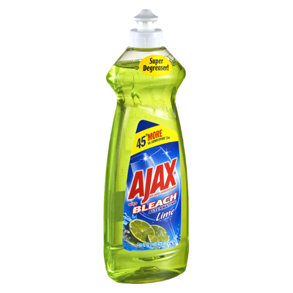 Ajax Triple Action Liquid Dish Soap, LIME TWIST, 372ml