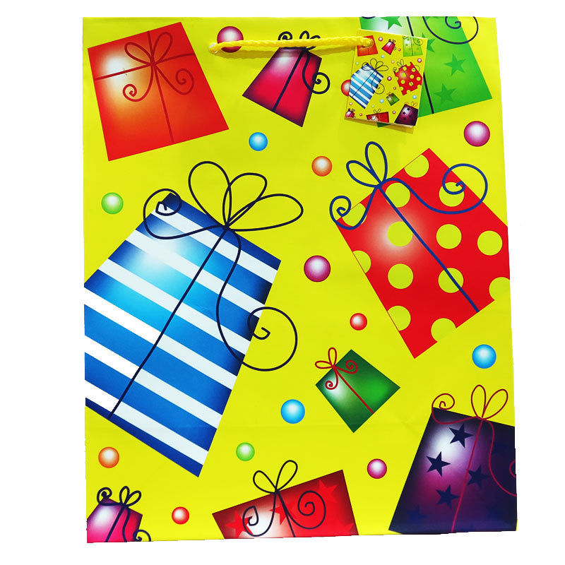BirthDay or Gift Bag Colored Gift Boxes Celeb