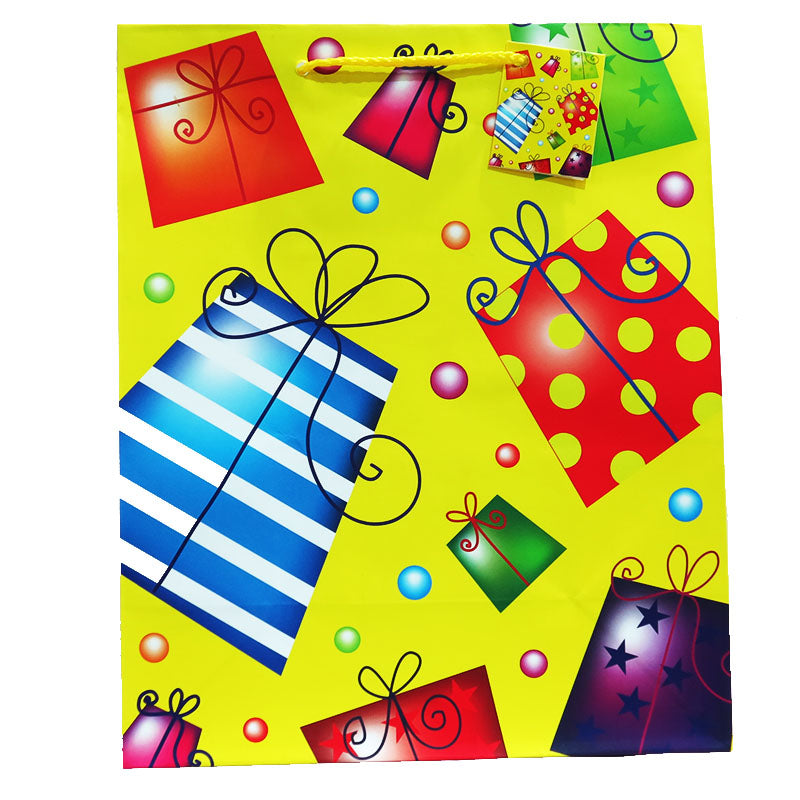 BirthDay or Gift Bag Colored Gift Boxes Celeb