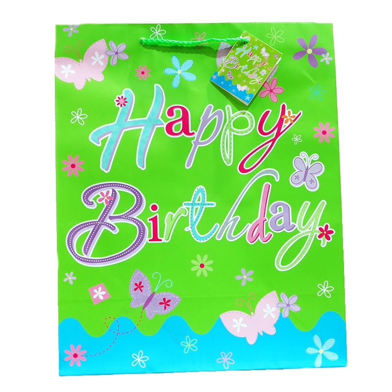 BirthDay Green & Blue Gift Bag