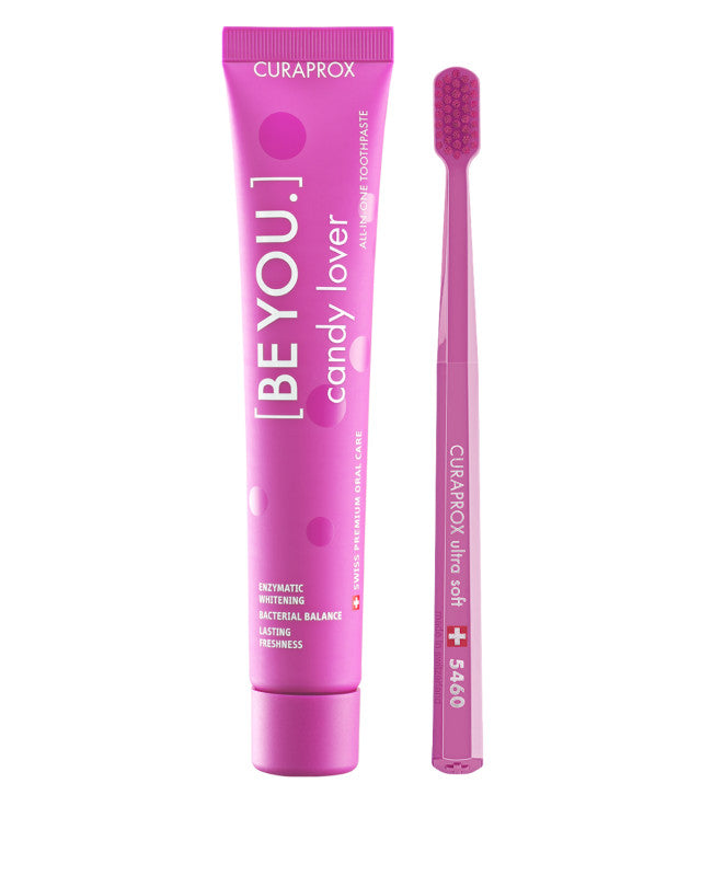 Curaprox - Be You - Whitening Toothpaste with Brush,Pink