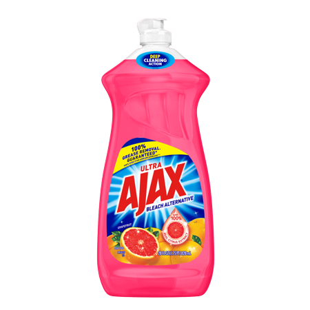 AJAX BLEACH DISH LIQUID GRAPEFRUIT, 828ml