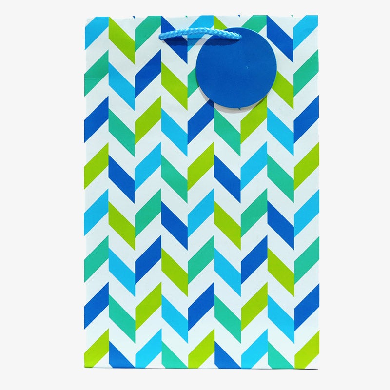 BirthDay  or Gift Chevron Blue x Green
