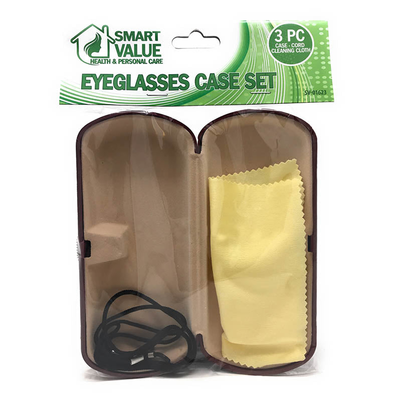 SmartValue EYEGLASS CASE SET 3PCS