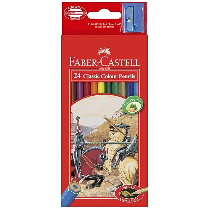 FABER-CASTELL 24 CLASSIC COLOR PENCILS