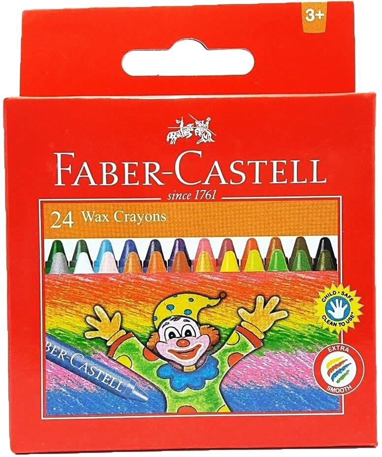 FABER-CASTELL 24 WAX CRAYONS